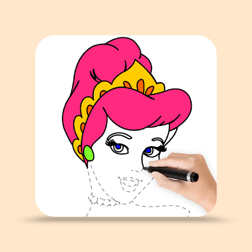 How To Draw Princess - Princess Coloring